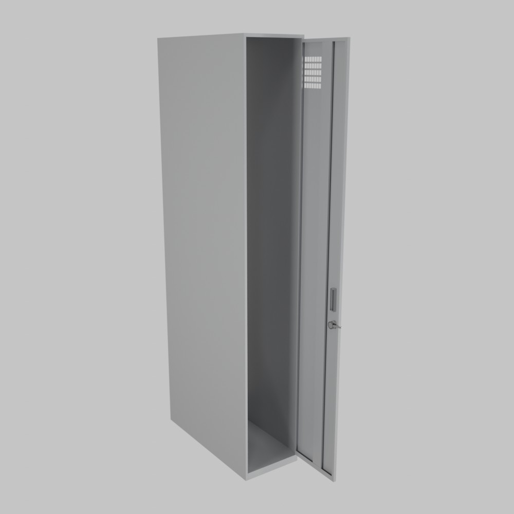 Шафа однорівнева 1х1 без полиць металева для магазину та складу - Image 2