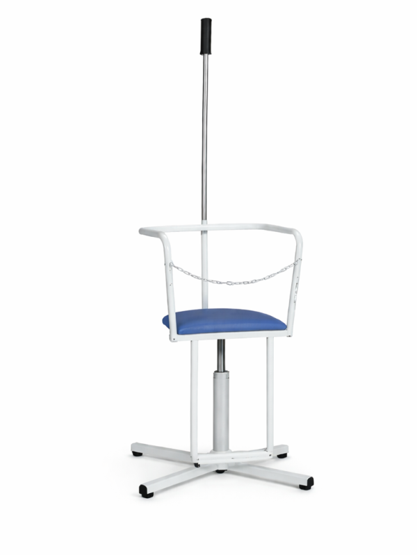 Barani rotational medical chair KV-1 with metal frame, safety chain and stable four-leg base for vestibular system diagnostics