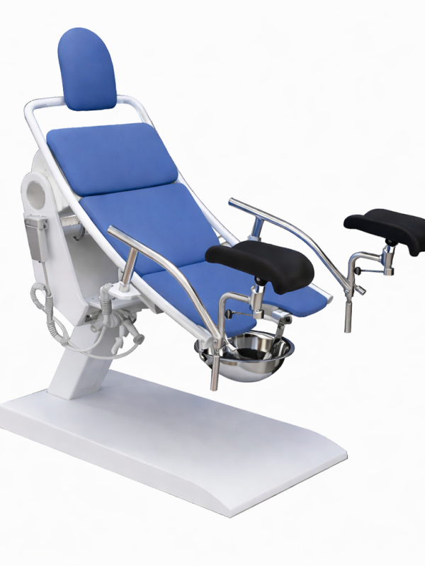 Electric gynecological chair KG-3E with electric drive and adjustable medical positions