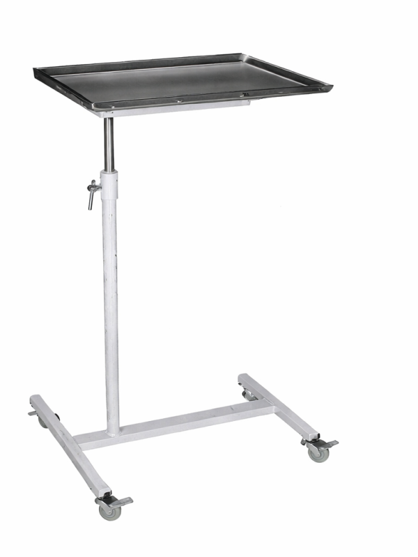 Anesthesiologist instrument table SA adjustable stainless steel surgical table on wheels