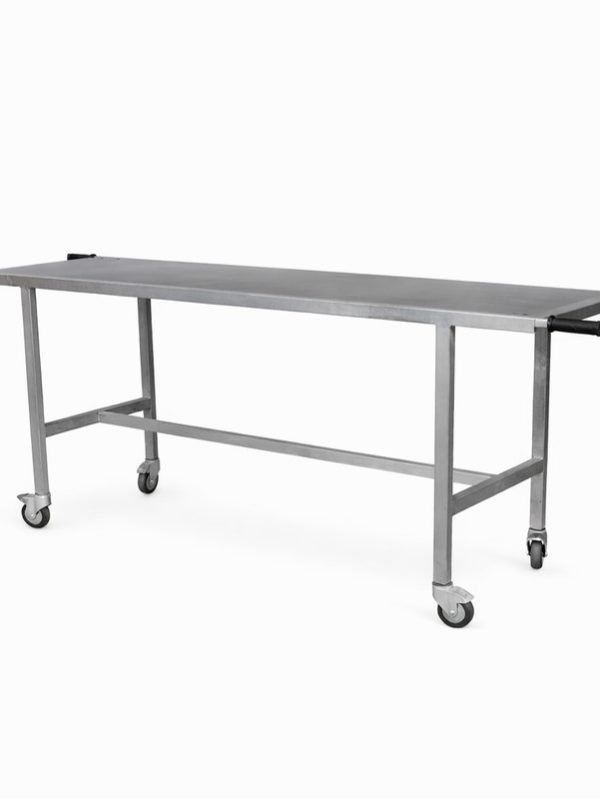 Non-magnetic MRI transport trolley TMRT medical stainless steel table for MRI rooms