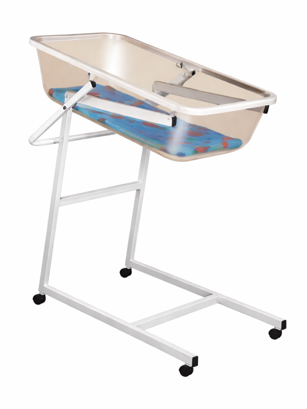 Newborn hospital crib KFD Alice adjustable baby bassinet on wheels
